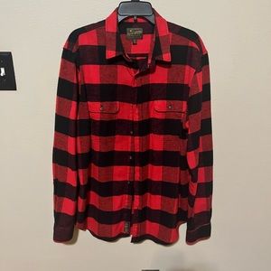 Lucky Brand Flannel Button Down Shirt Men's Large